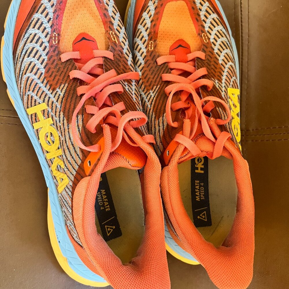 HOKA Mafate Speed 4 Puffin's Bill Orange